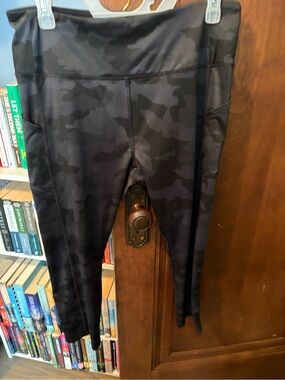 VOGO Athletica Black Camo High-Waist Leggings